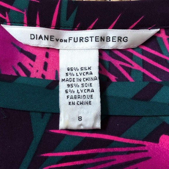 Stunning Diane Von Furstenberg Top Blouse - Picture 6 of 7